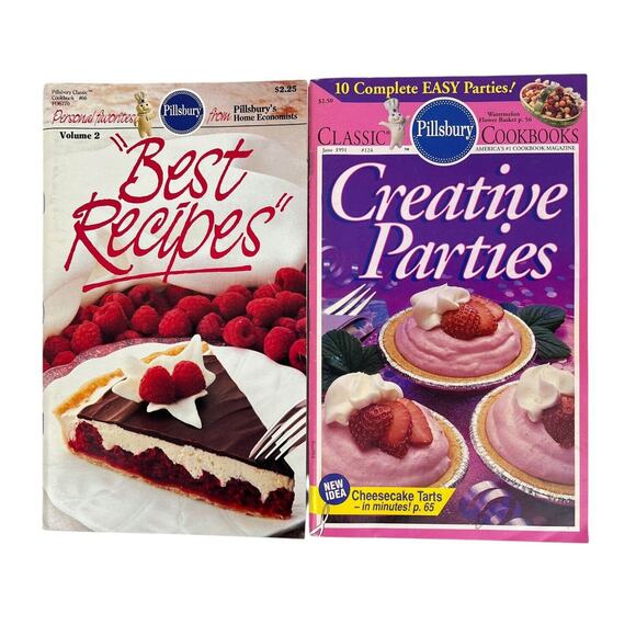 Pillsbury Recipes Lot 12 Vintage Booklets Baking Party Meals Cookbook Pamphlets - Picture 4 of 7